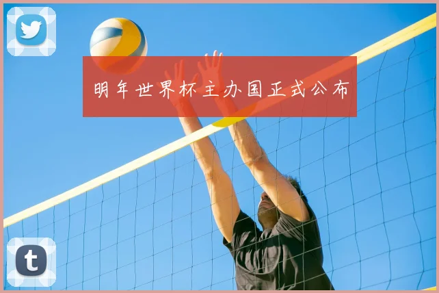 明年世界杯主办国正式公布